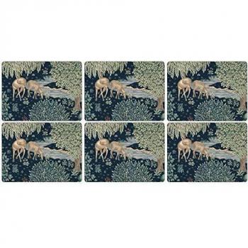 Morris & Co Wightwick Cork Backed Placemats Set of 6 by Portmeirion