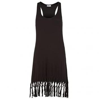 Beachtime Longshirt mit Fransen, Shirtkleid, Strandkleid