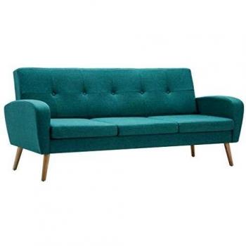 VidaXL Trivietė Living Room Green Upholstery