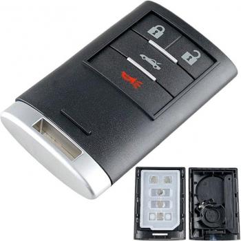 4 Button Key Fob Shell for Chevrolet Corvette Cadillac XLR