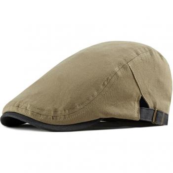 BUTTERMERE Einstellbare Herren-Baskenmütze, Dünne Baumwolle, 55-60cm, Frühling/Sommer