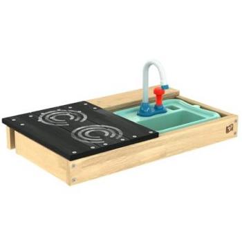 Cuisine d'extérieur en bois pour maisonnette FSC