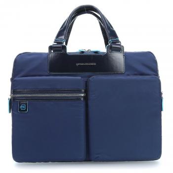 Piquadro Schulrucksack, Blau