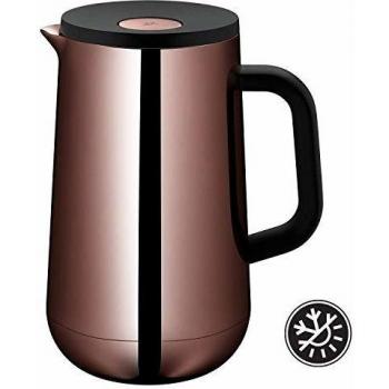 Vintage Copper‑Glass Mug with Stainless Lid – 1 Liter Thermal Jug