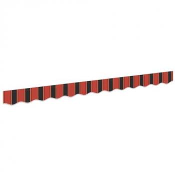 Valence auvent pour cadre 3 m en tissu multicolore 2,8 × 0,2 m – VidaXL