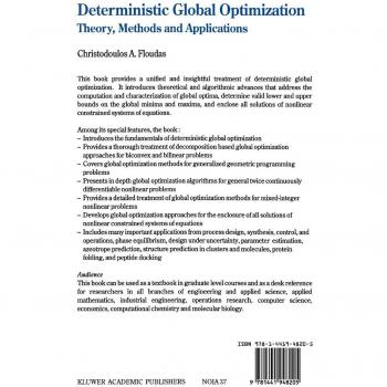 Deterministic Global Optimization