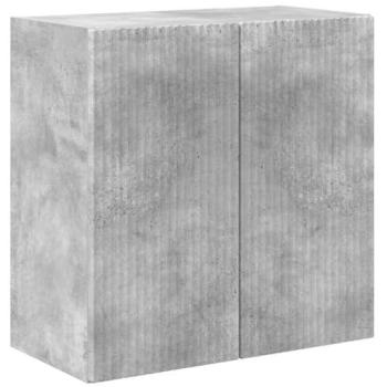 VidaXL 59.5x31x60 cm Concrete Grey TV Wall Cabinet – Engineered Wood Finish