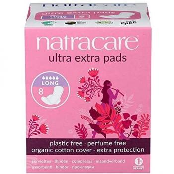 Natracare Naturbaumwolle Ultra Extra Pads (lang) 8x