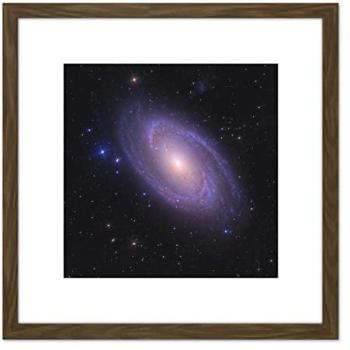 Artery8 Bode’s Spiral Galaxy M81 8x8 Framed Landscape in Brown