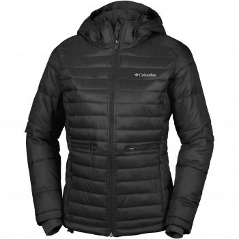 Columbia Damen-Powder Pillow Winterjacke Größe L Schwarz