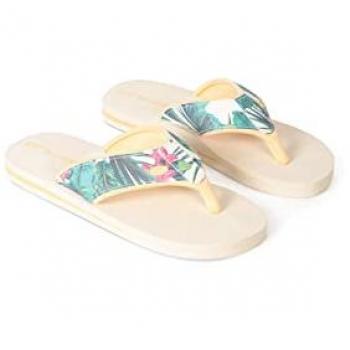 Beige Animal Swish Printed Flip Flops