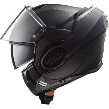 LS2 VALIANT Mat Helm, schwarz, XL – Limited Edition