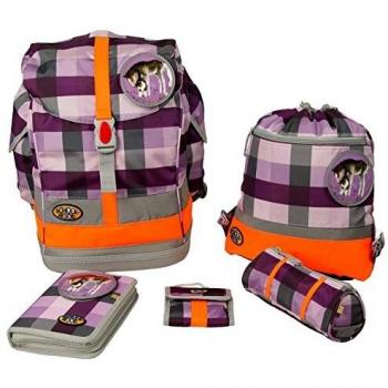 Mischlingspony-Schultasche – 5‑Teile Set