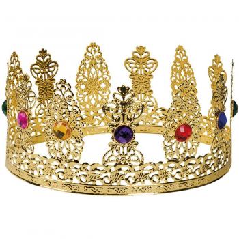 Couronne Royal BOLAND Jaune – Rubis et Émeraude Simulés