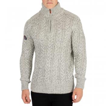 Superdry Jacob Henley Concrete Twist (M)