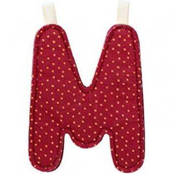 Lilliputiens M Buchstabe aus Stoff