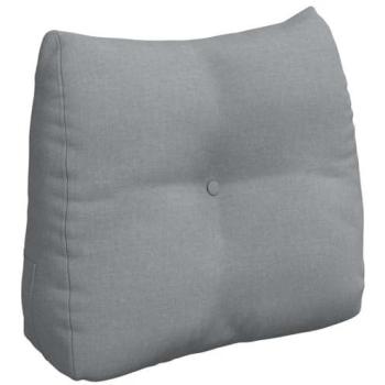 Coussin de dos ergonomique gris clair 60 x 24 x 50 cm