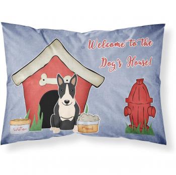 Bull Terrier Black White Pillowcase by Caroline's Treasures