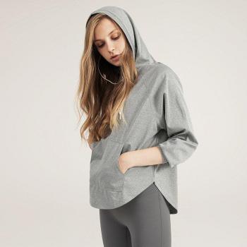 Traje Fitness Holgado Sudadera Con Capucha