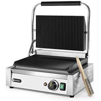 Hendi Kontaktgrill, Panini, gerillt, 230V, 340x230mm Grillfläche