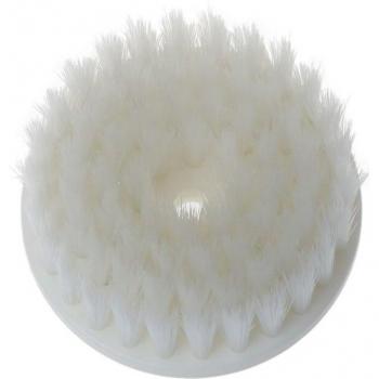 60mm White Drill Powered Brush Head for Car and Fabric Cleaning