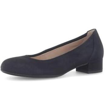 Velour-Leder-Pumps Gabor – Damen, Dunkelblau, 40