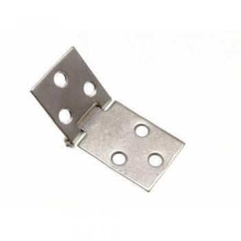 2mm x 78mm Zinc Plated Steel Backflap Hinge with Screws