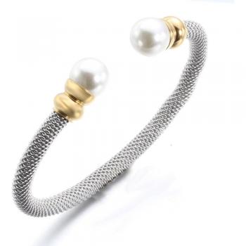 Série exclusive : Bracelets en acier inox, fil torsadé
