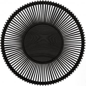 Accesorio Clava UP con Aplique de Madera Negra Ø 49