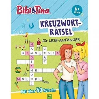 Bibi & Tina Kreuzworträtsel für Lese-Anfänger, Libro per bambini di Casa editrice Schwager & Steinlein