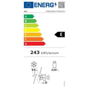 AEG RCB633E6NW energiezuinige koelkast