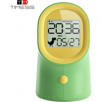 Timess Mini-Dinosaurier Digitaluhr – Nette Alarm‑Timer‑Dekoration