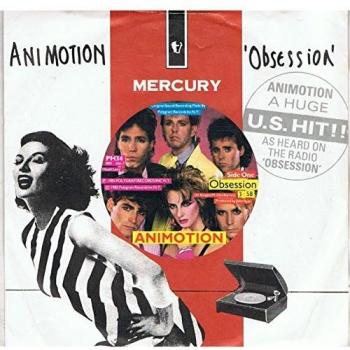 Animotion Obsession Diecut picture sleeve 1985 UK 7 vinyl PH34