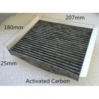 Ford Mustang Cabin Air Filter – Best Black Charbon Actif 20.7x18x2.5 cm