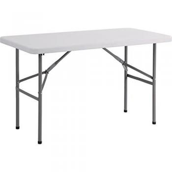 Table d'extérieur rectangulaire avec pieds repliables 62x122 cm, 74 mm de hauteur