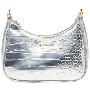 Carlo Colucci Crocodile Embossed Sling Bag