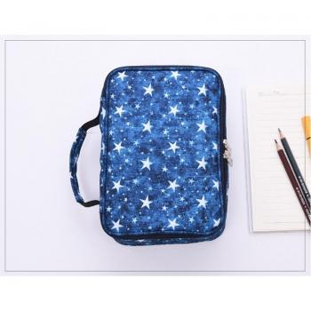 Kit de Papeterie Coloré : Trousse 72 emplacements