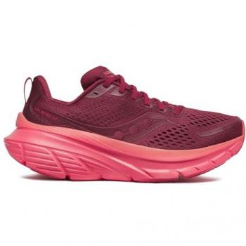 Saucony Damen Laufschuhe Guide 17 in Johannisbeerrot, Größe 37