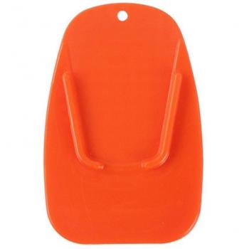 Soporte Universal de Plástico para Motocicletas – Base Lateral Roja
