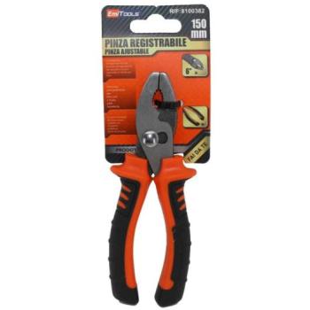 Pinza di precisione EMI 150 mm con impugnatura antiscivolo registrabile – 8100382