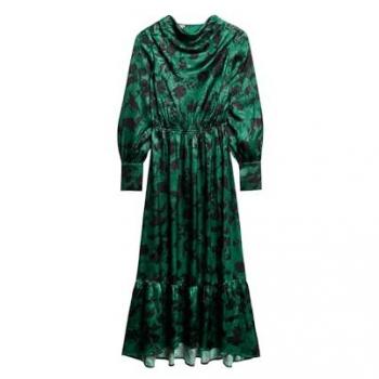 Superdry Langarm-Jacquardkleid für Damen
