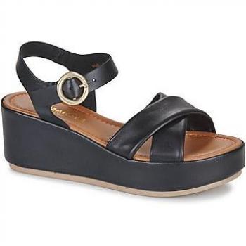 JB Martin AMBRE Black Sandals for Women
