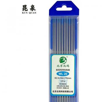 Electrodo tungsteno para soldadura TIG WL20, 10 unidades, color azul cielo