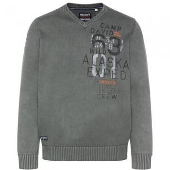 Camp David Pullover Bianco