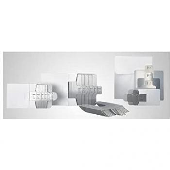Calibre prédécoupé 75 mm × 75 mm × 0,05 mm gris, acier inoxydable (SKF)