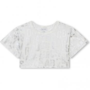 Camiseta de niña Marc Jacobs de algodón con estampado