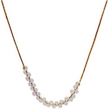 Gargantilla de Plata 925 con diseño Swarovski Elegant Gold