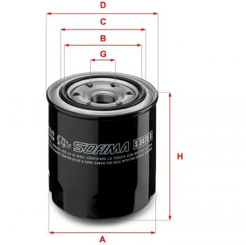 Filtratore di Olio SOFIMA 3476‑R