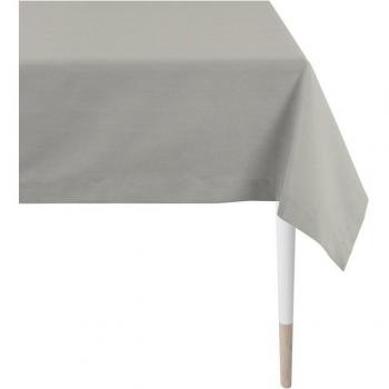 Tischdecke APELT 4362 Rips – UNI (100 cm × 100 cm, grau)