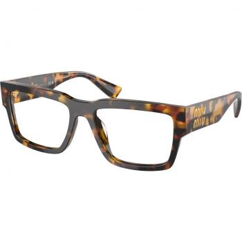 Miu Miu Squared Tortoiseshell Women’s Eyeglasses